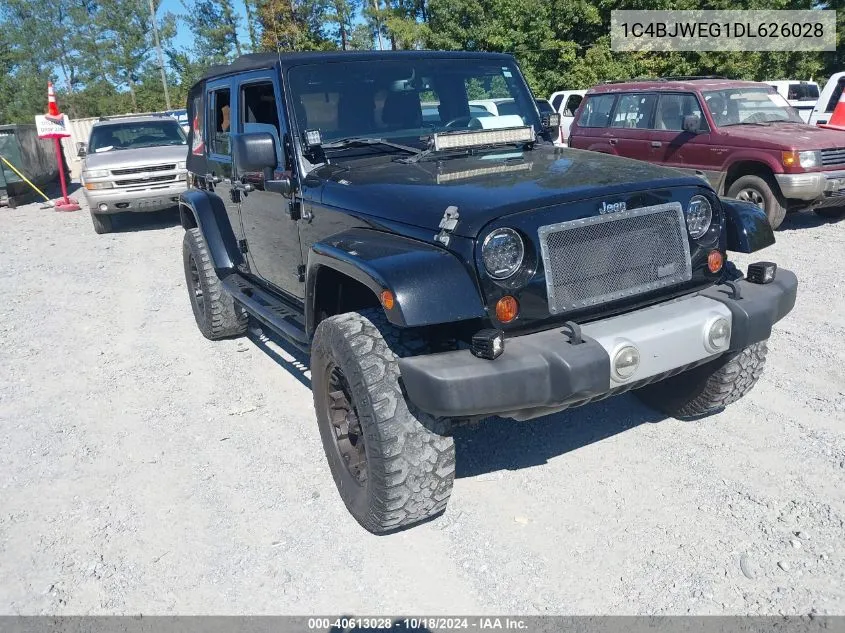 2013 Jeep Wrangler Unlimited Sahara VIN: 1C4BJWEG1DL626028 Lot: 40613028