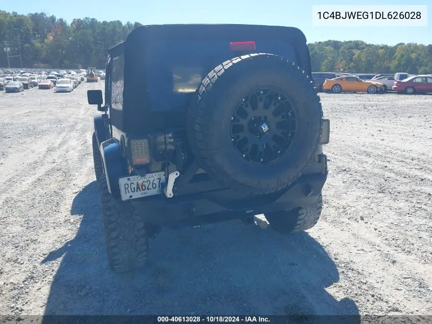 2013 Jeep Wrangler Unlimited Sahara VIN: 1C4BJWEG1DL626028 Lot: 40613028