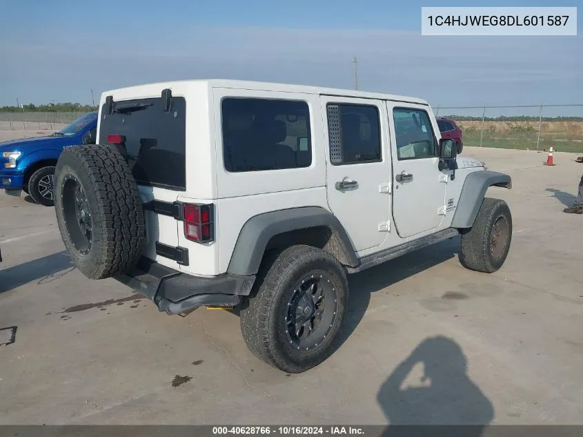 2013 Jeep Wrangler Unlimited Moab VIN: 1C4HJWEG8DL601587 Lot: 40628766