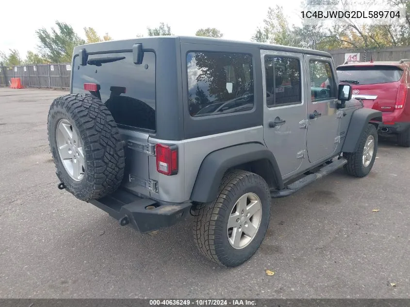 2013 Jeep Wrangler Unlimited Sport VIN: 1C4BJWDG2DL589704 Lot: 40636249