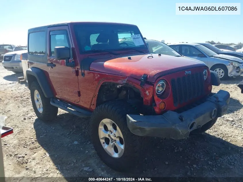 2013 Jeep Wrangler Sport VIN: 1C4AJWAG6DL607086 Lot: 40644247