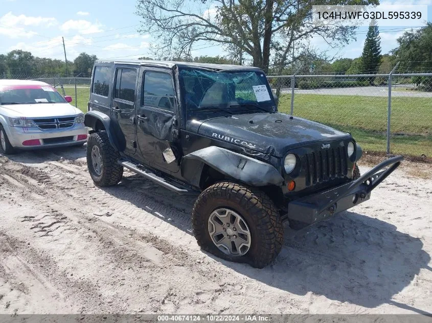 2013 Jeep Wrangler Unlimited Rubicon VIN: 1C4HJWFG3DL595339 Lot: 40674124