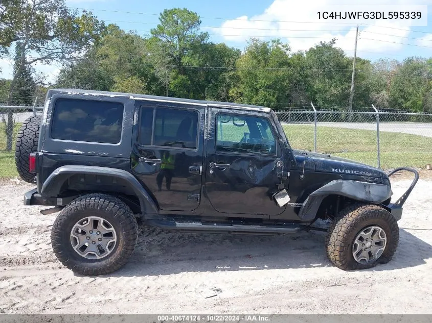 2013 Jeep Wrangler Unlimited Rubicon VIN: 1C4HJWFG3DL595339 Lot: 40674124