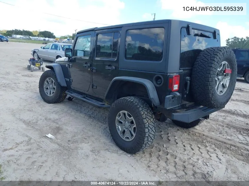 2013 Jeep Wrangler Unlimited Rubicon VIN: 1C4HJWFG3DL595339 Lot: 40674124