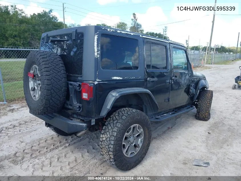 2013 Jeep Wrangler Unlimited Rubicon VIN: 1C4HJWFG3DL595339 Lot: 40674124