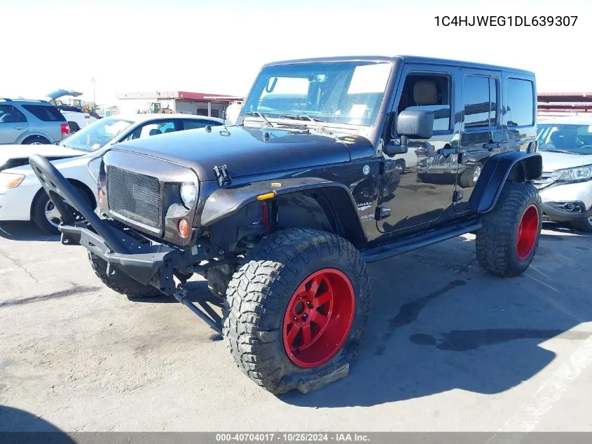 2013 Jeep Wrangler Unlimited Sahara VIN: 1C4HJWEG1DL639307 Lot: 40704017