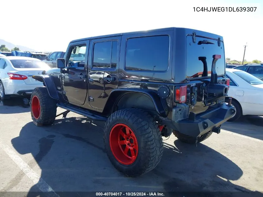 2013 Jeep Wrangler Unlimited Sahara VIN: 1C4HJWEG1DL639307 Lot: 40704017