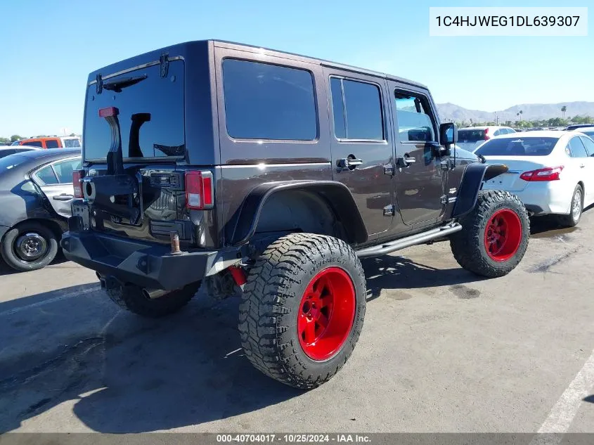 2013 Jeep Wrangler Unlimited Sahara VIN: 1C4HJWEG1DL639307 Lot: 40704017