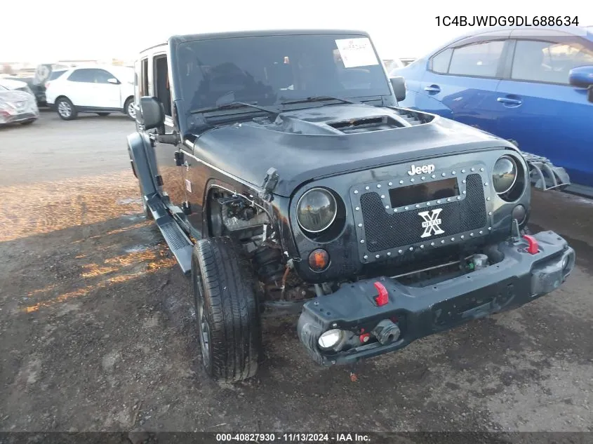 2013 Jeep Wrangler Unlimited Sport VIN: 1C4BJWDG9DL688634 Lot: 40827930