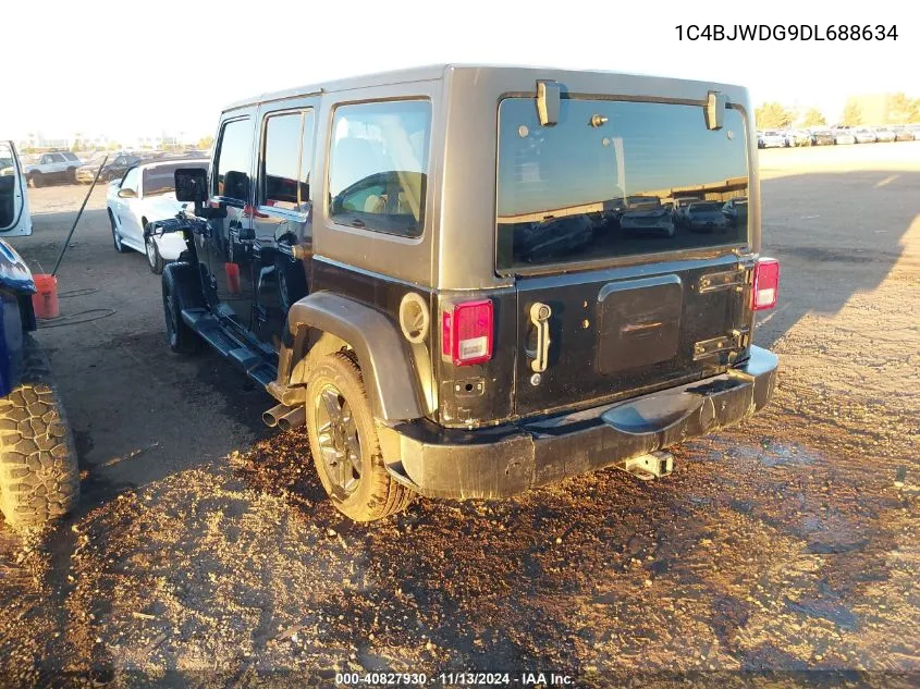 2013 Jeep Wrangler Unlimited Sport VIN: 1C4BJWDG9DL688634 Lot: 40827930