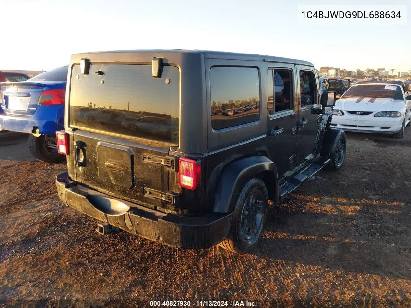 2013 Jeep Wrangler Unlimited Sport VIN: 1C4BJWDG9DL688634 Lot: 40827930