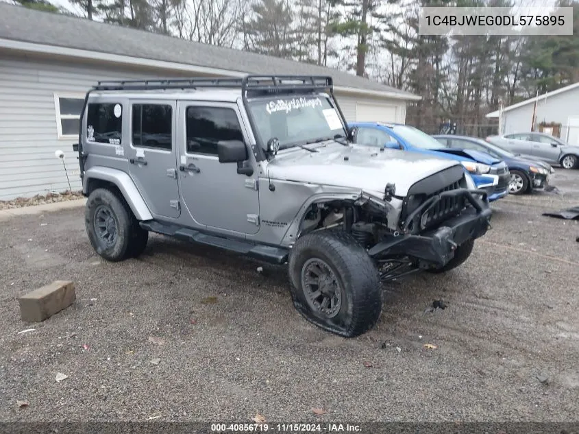 2013 Jeep Wrangler Unlimited Sahara VIN: 1C4BJWEG0DL575895 Lot: 40856719