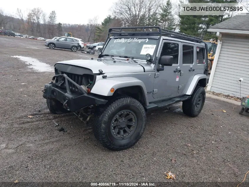 2013 Jeep Wrangler Unlimited Sahara VIN: 1C4BJWEG0DL575895 Lot: 40856719