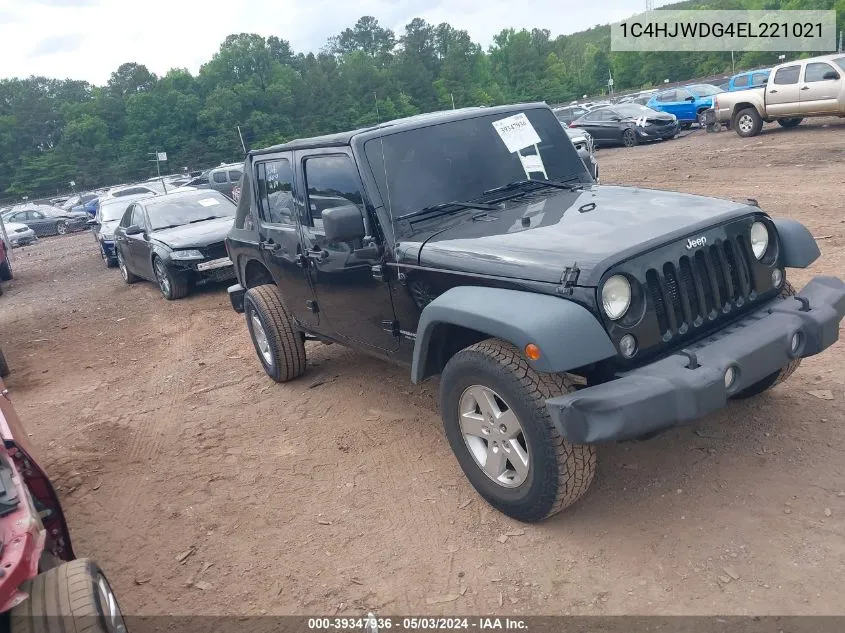 2014 Jeep Wrangler Unlimited Sport VIN: 1C4HJWDG4EL221021 Lot: 39347936