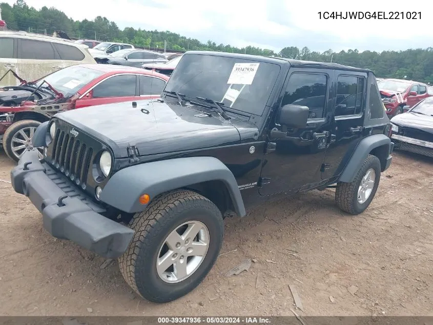 2014 Jeep Wrangler Unlimited Sport VIN: 1C4HJWDG4EL221021 Lot: 39347936