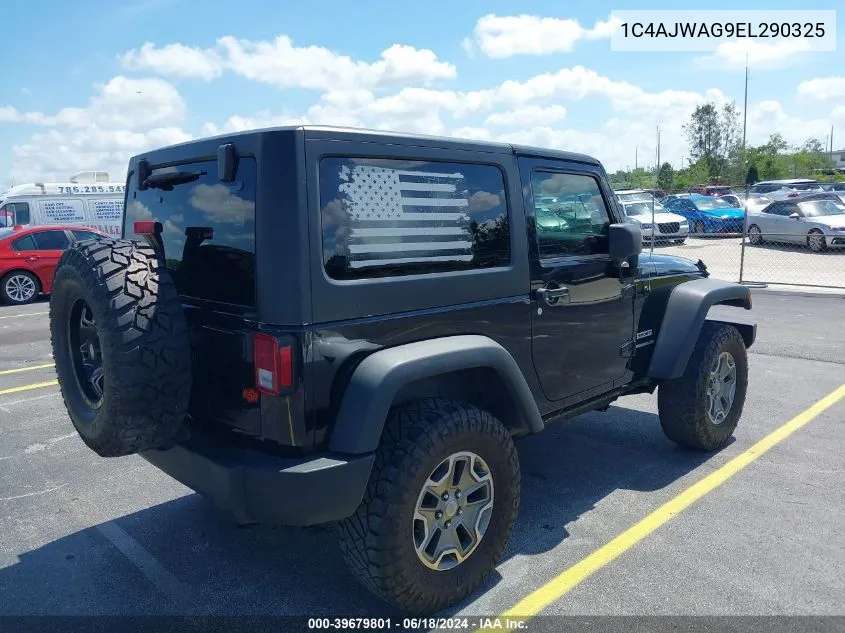 2014 Jeep Wrangler Sport VIN: 1C4AJWAG9EL290325 Lot: 39679801