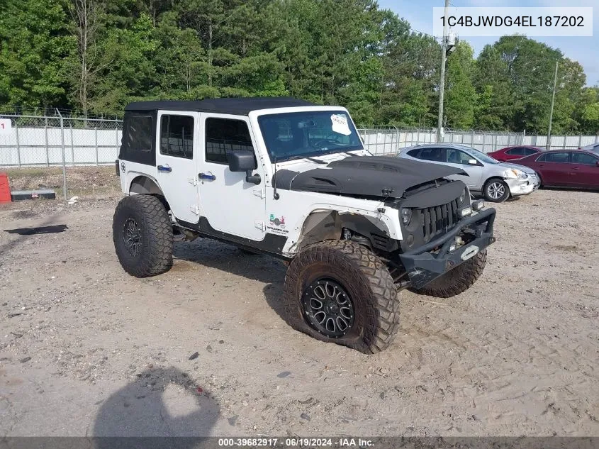 2014 Jeep Wrangler Unlimited Freedom Edition VIN: 1C4BJWDG4EL187202 Lot: 39682917