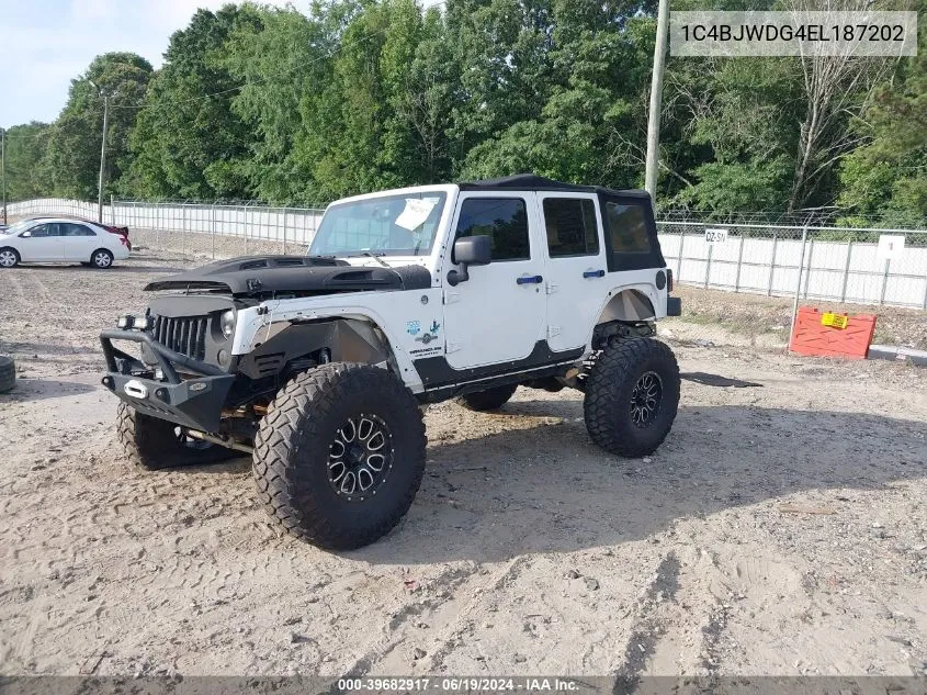 2014 Jeep Wrangler Unlimited Freedom Edition VIN: 1C4BJWDG4EL187202 Lot: 39682917