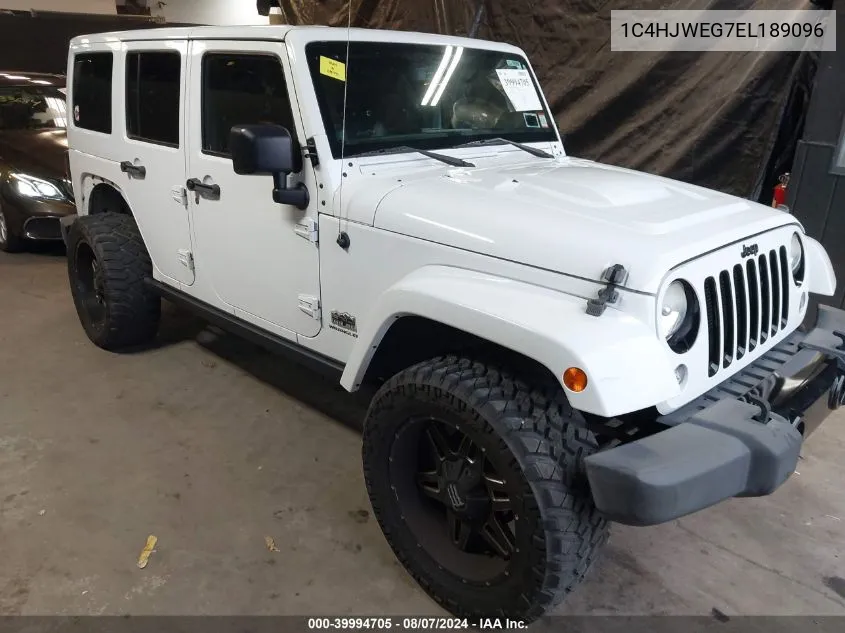 2014 Jeep Wrangler Unlimited Polar Edition VIN: 1C4HJWEG7EL189096 Lot: 39994705