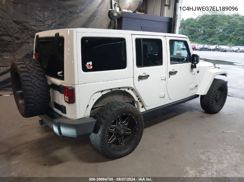 1C4HJWEG7EL189096 2014 Jeep Wrangler Unlimited Polar Edition