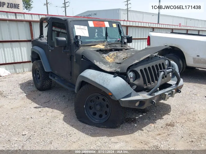 1C4BJWCG6EL171438 2014 Jeep Wrangler Rubicon