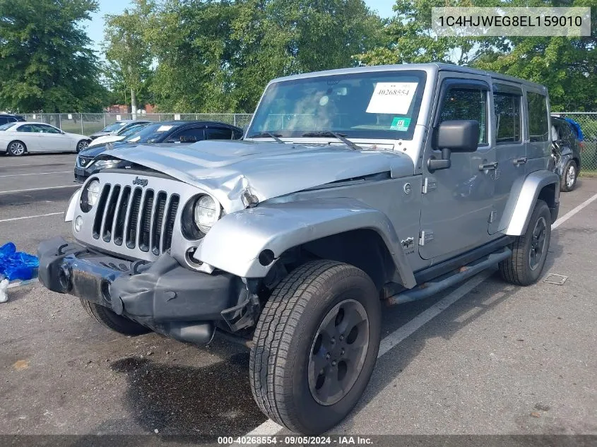 2014 Jeep Wrangler Unlimited Polar Edition VIN: 1C4HJWEG8EL159010 Lot: 40268554