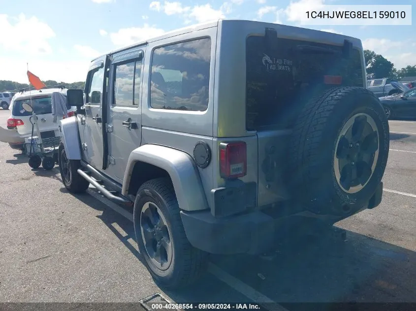 2014 Jeep Wrangler Unlimited Polar Edition VIN: 1C4HJWEG8EL159010 Lot: 40268554