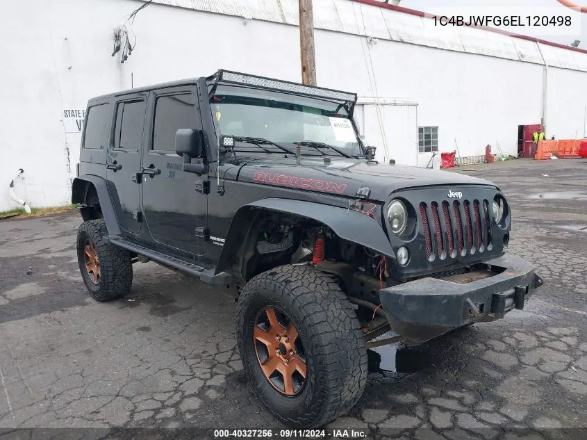 1C4BJWFG6EL120498 2014 Jeep Wrangler Unlimited Rubicon