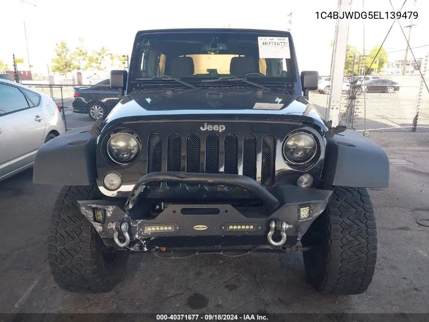 2014 Jeep Wrangler Unlimited Sport VIN: 1C4BJWDG5EL139479 Lot: 40371677