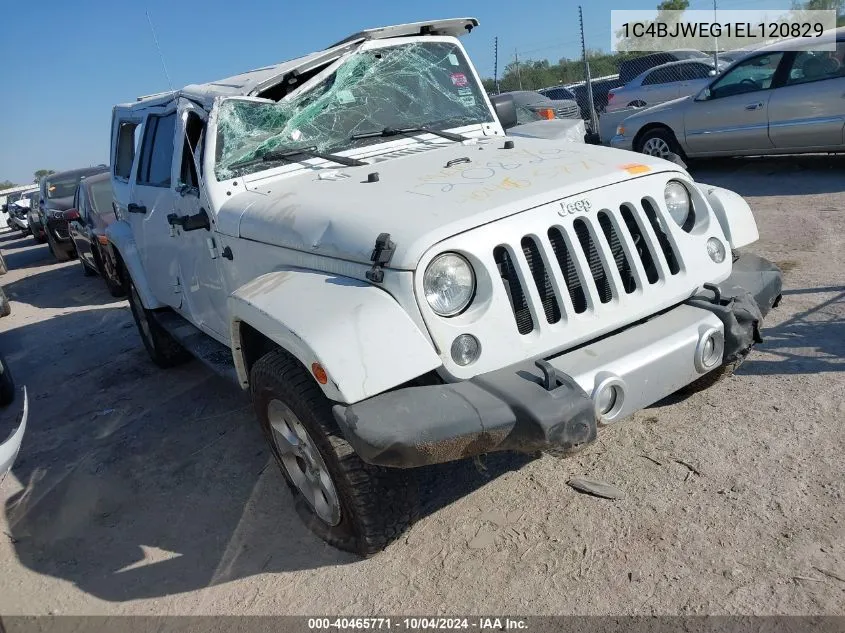 1C4BJWEG1EL120829 2014 Jeep Wrangler Unlimited Sahara