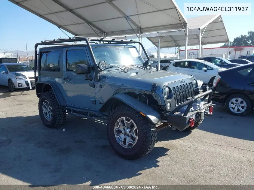 2014 Jeep Wrangler Sport VIN: 1C4AJWAG4EL311937 Lot: 40466604