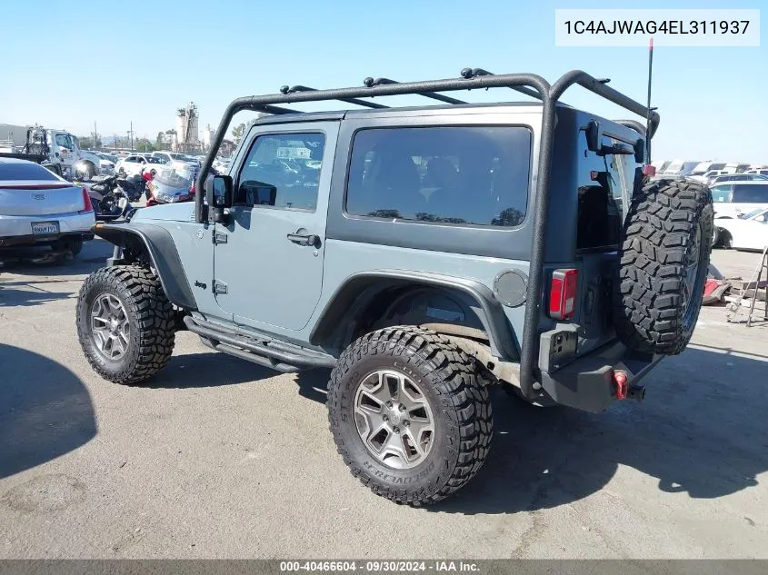 2014 Jeep Wrangler Sport VIN: 1C4AJWAG4EL311937 Lot: 40466604