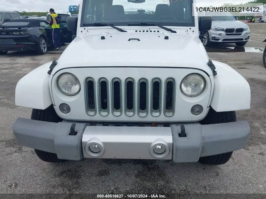 1C4AJWBG3EL214422 2014 Jeep Wrangler Sahara