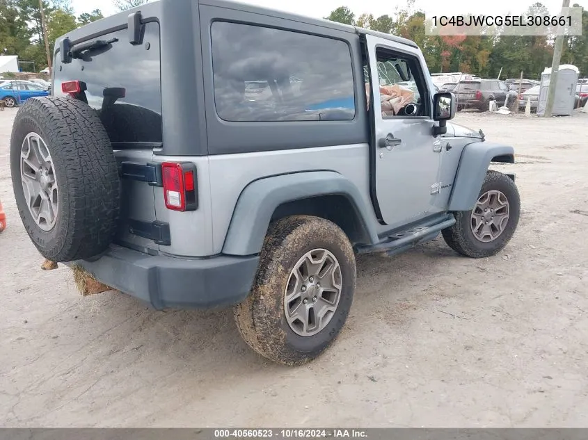 1C4BJWCG5EL308661 2014 Jeep Wrangler Rubicon