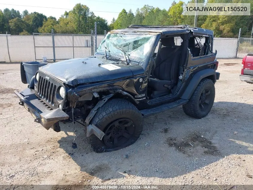 2014 Jeep Wrangler Sport VIN: 1C4AJWAG9EL150520 Lot: 40579458