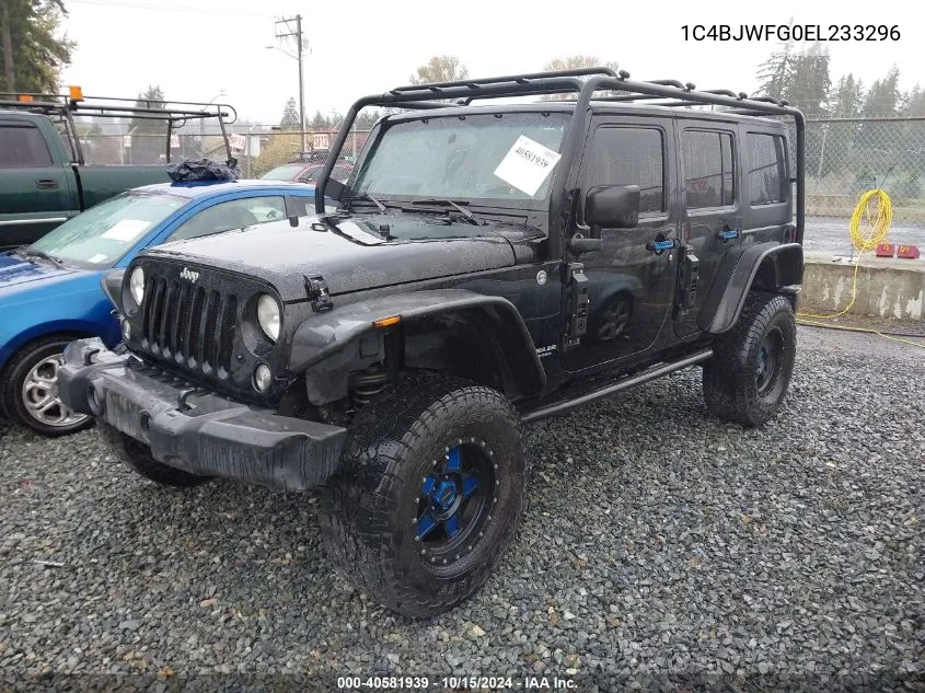 2014 Jeep Wrangler Unlimited Rubicon VIN: 1C4BJWFG0EL233296 Lot: 40581939