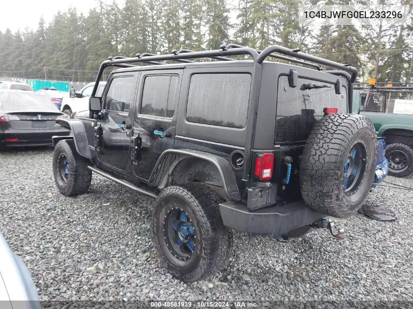 2014 Jeep Wrangler Unlimited Rubicon VIN: 1C4BJWFG0EL233296 Lot: 40581939