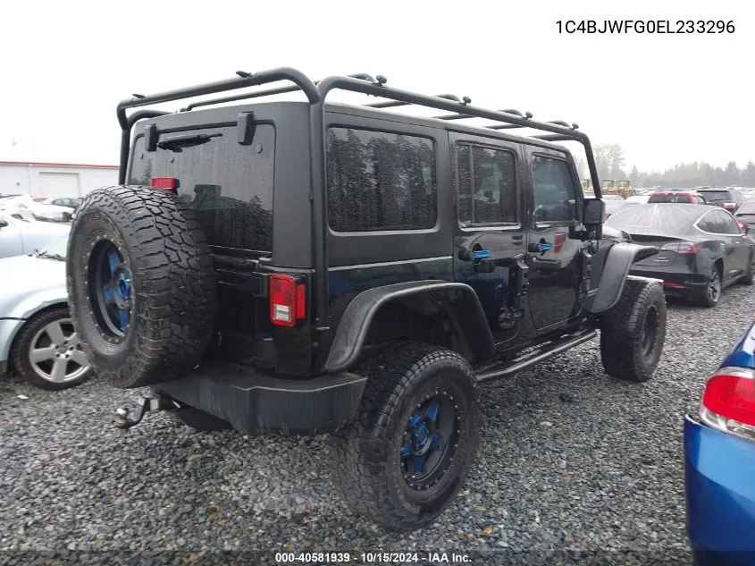 2014 Jeep Wrangler Unlimited Rubicon VIN: 1C4BJWFG0EL233296 Lot: 40581939