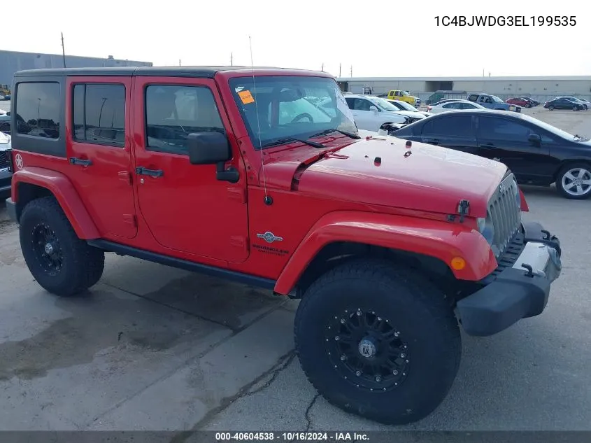 2014 Jeep Wrangler Unlimited Freedom Edition VIN: 1C4BJWDG3EL199535 Lot: 40604538