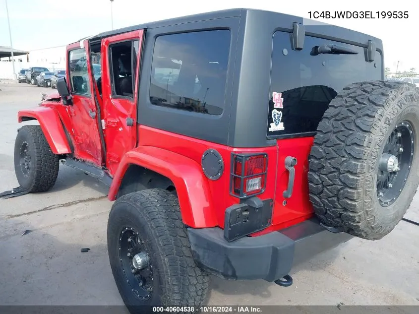 2014 Jeep Wrangler Unlimited Freedom Edition VIN: 1C4BJWDG3EL199535 Lot: 40604538