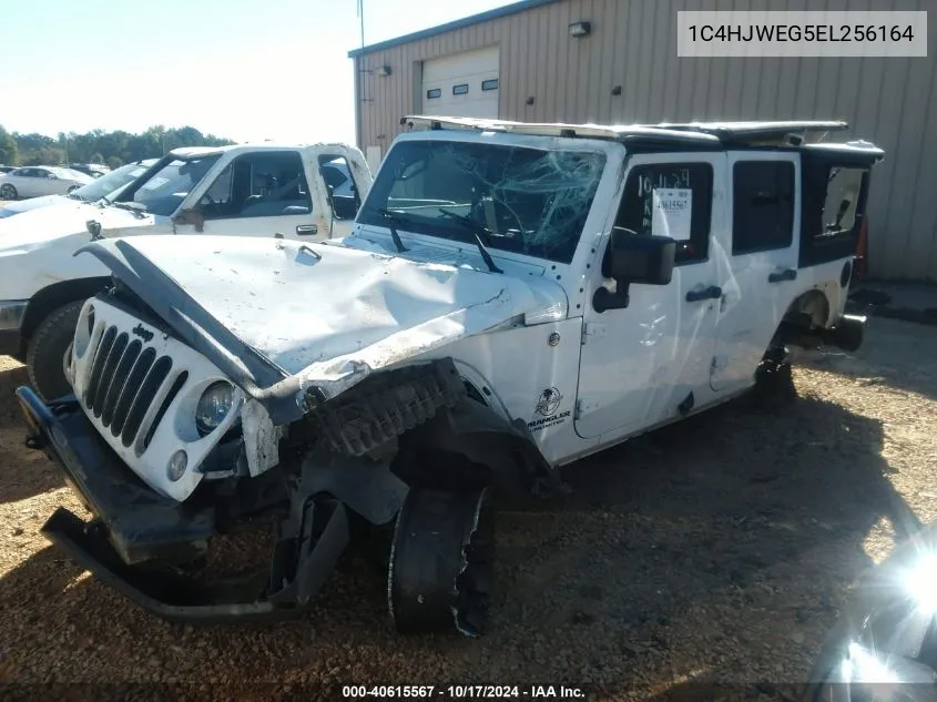 2014 Jeep Wrangler Unlimited Sahara VIN: 1C4HJWEG5EL256164 Lot: 40615567