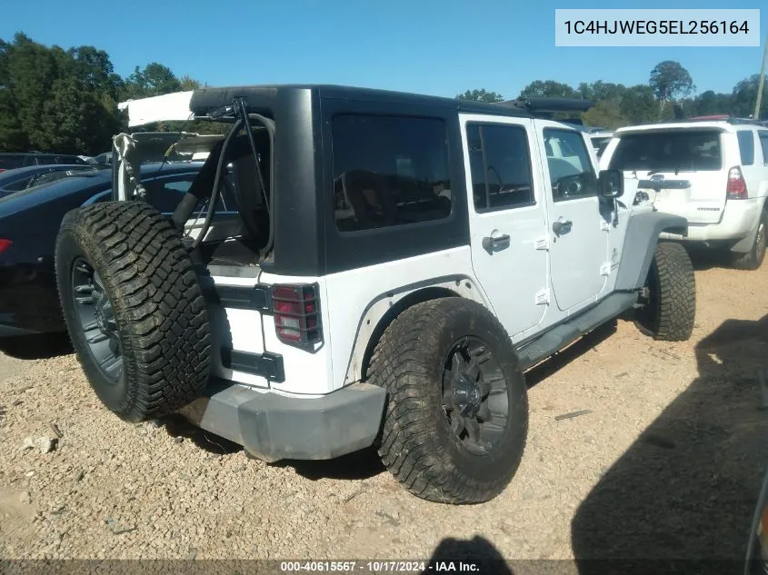 2014 Jeep Wrangler Unlimited Sahara VIN: 1C4HJWEG5EL256164 Lot: 40615567