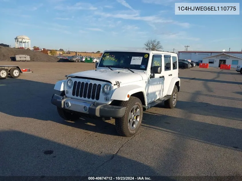 2014 Jeep Wrangler Unlimited Sahara VIN: 1C4HJWEG6EL110775 Lot: 40674712