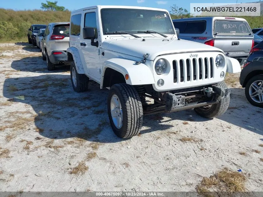 2014 Jeep Wrangler Sahara VIN: 1C4AJWBG7EL221468 Lot: 40675097