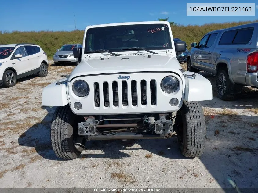 2014 Jeep Wrangler Sahara VIN: 1C4AJWBG7EL221468 Lot: 40675097