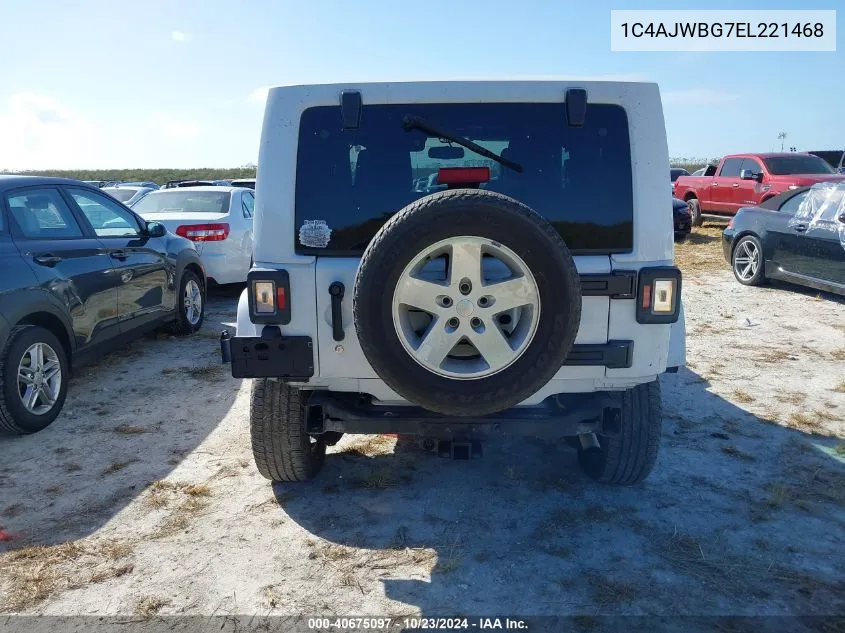 2014 Jeep Wrangler Sahara VIN: 1C4AJWBG7EL221468 Lot: 40675097