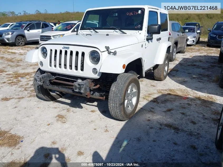 2014 Jeep Wrangler Sahara VIN: 1C4AJWBG7EL221468 Lot: 40675097