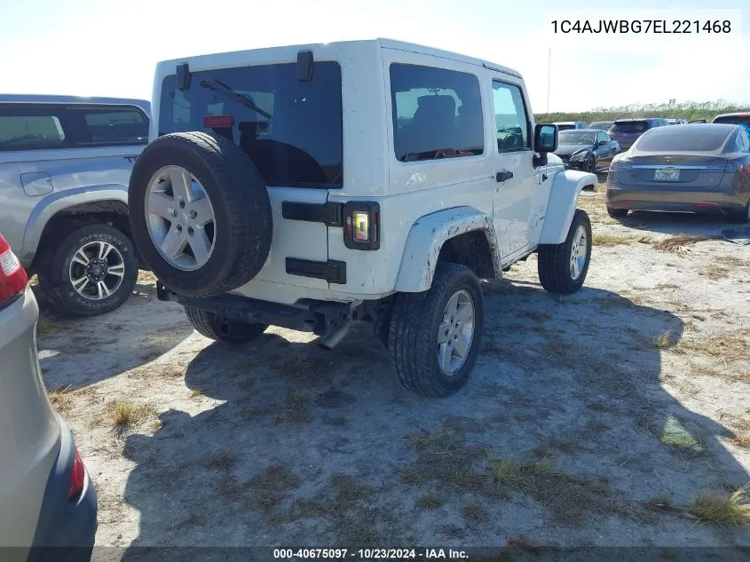 2014 Jeep Wrangler Sahara VIN: 1C4AJWBG7EL221468 Lot: 40675097