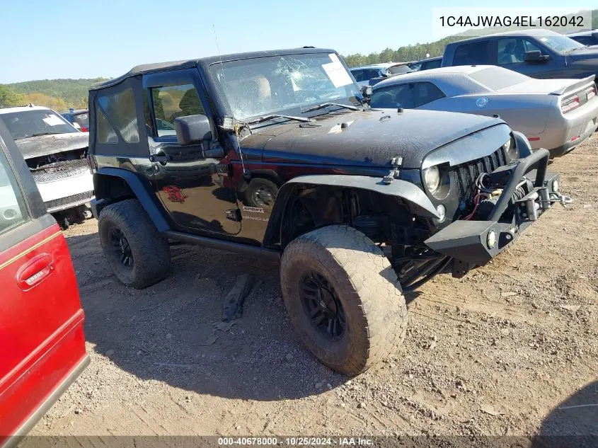 2014 Jeep Wrangler Sport VIN: 1C4AJWAG4EL162042 Lot: 40678000