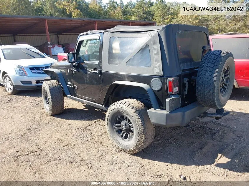 2014 Jeep Wrangler Sport VIN: 1C4AJWAG4EL162042 Lot: 40678000